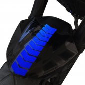 Ok Tasarımlı Reflektif Mavi Çamurluk Kask Sticker Çınar Extreme - 1