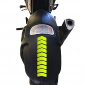 Ok Tasarımlı Floresan Sarı Çamurluk Kask Sticker Çınar Extreme - 2