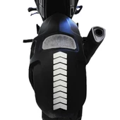Ok Tasarımlı Çamurluk Kask Sticker Reflektif, Floresan, Düz Renkler Çınar Extreme - 3