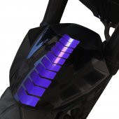 Ok Tasarımlı Patlıcan Moru Çamurluk Kask Sticker Çınar Extreme - 1