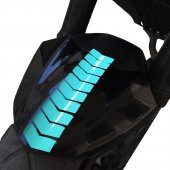 Ok Tasarımlı Nane Yeşili Çamurluk Kask Sticker Çınar Extreme - 1