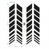 2 Adet Sport Kask, Araba Ayna Patlıcan Moru Kask Sticker Çınar Extreme thumbnail 2