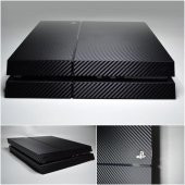 PlayStation 4 Siyah Carbon Fiber Kaplama Çınar Extreme - 1