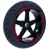 4 Parçalı Keskin Jant Şeridi Sticker Reflektif, Floresan, Özel Renkler Çınar Extreme - 8
