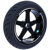 4 Parçalı Keskin Jant Şeridi Sticker Reflektif, Floresan, Özel Renkler Çınar Extreme - 5