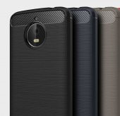 Lenovo Moto E4 Plus Kılıf Antişok Korumalı Moor Silikon Kapak - 1