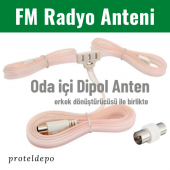 IRENIS FM Radyo Anteni erkek/dişi (Tuner, Müzik Sistemi İçin) - 1