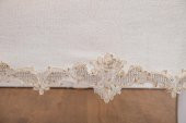 Finezza Henna Güpürlü Keten Bej Sofra Takımı 8 kişilik 160x230 cm 17 Prç. - 1147 - 8