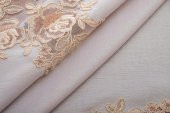 Finezza Henna Güpürlü Keten Gri Sofra Takımı 8 kişilik 160x230 cm 17 Prç. - 1148 - 6