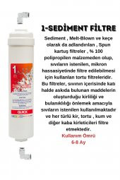 3lü Kapalı Kasa Su Arıtma Cihazı Filtre Seti 6 Aylık - 2