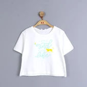 NK Kids Ekru Mint Kız Çocuk Badi - 1