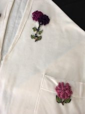 Krem Rengi El Yapımı Şal - 3