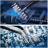 6 Çeşit VETUS Hassas Elektronik Cımbız Seti Antistatik Çelik - 1
