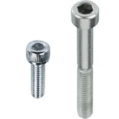 M5X40 DIN912 İmbus Cıvata 8.8 Beyaz 5 Li Paket - 1