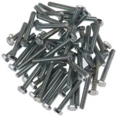 M12X50 DIN933 Cıvata(ALTIGEN) 8.8 Beyaz 5 Li Paket - 4