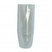 LokmanAVM Lüks Kristal Bardak Sert Plastik Çay Kahve Su Otomat Bardağı 180 Ml 25 li 1 Paket - 2