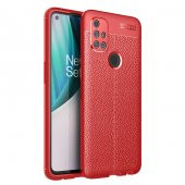 One Plus Nord N10 5G Kılıf Niss Antişok Korumalı Deri Silikon Kapak - 12