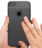 Apple iPhone 7 Plus Kılıf Niss Antişok Korumalı Deri Silikon Kapak thumbnail 9