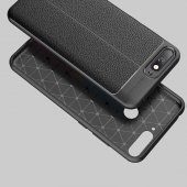 Huawei Y6 2018 Kılıf Niss Antişok Korumalı Deri Silikon Kapak - 11
