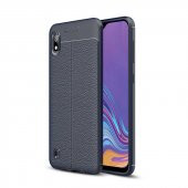 Samsung Galaxy A10 Kılıf Niss Antişok Korumalı Deri Silikon Kapak - 4