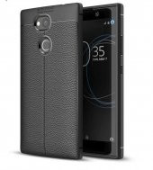 Sony Xperia XA2 Kılıf Niss Antişok Korumalı Deri Silikon Kapak - 2