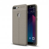 HTC Desire 12 Plus Kılıf Niss Antişok Korumalı Deri Silikon Kapak - 2