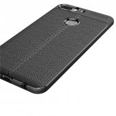 HTC Desire 12 Plus Kılıf Niss Antişok Korumalı Deri Silikon Kapak - 9