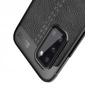 Samsung Galaxy A31 Kılıf Niss Antişok Korumalı Deri Silikon Kapak - 11