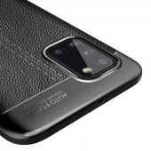 Samsung Galaxy A31 Kılıf Niss Antişok Korumalı Deri Silikon Kapak - 12