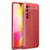 Xiaomi Mi Note 10 Lite Kılıf Niss Antişok Korumalı Deri Silikon Kapak - 3
