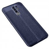 Xiaomi Redmi 9 Kılıf Niss Antişok Korumalı Deri Silikon Kapak - 9