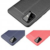 Samsung Galaxy M31S Kılıf Niss Antişok Korumalı Deri Silikon Kapak - 5