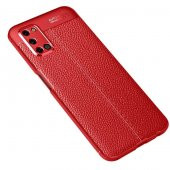 Oppo A52 Kılıf Niss Antişok Korumalı Deri Silikon Kapak - 3