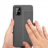 Samsung Galaxy M31S Kılıf Niss Antişok Korumalı Deri Silikon Kapak - 12