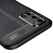 Oppo A52 Kılıf Niss Antişok Korumalı Deri Silikon Kapak - 11