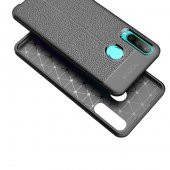 Huawei P30 Lite Kılıf Niss Antişok Korumalı Deri Silikon Kapak - 7