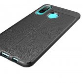 Huawei P30 Lite Kılıf Niss Antişok Korumalı Deri Silikon Kapak - 9