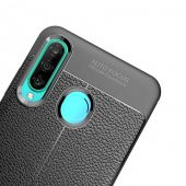 Huawei P30 Lite Kılıf Niss Antişok Korumalı Deri Silikon Kapak - 10