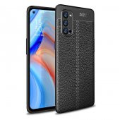 Oppo Reno 4 Pro 4G Kılıf Niss Antişok Korumalı Deri Silikon Kapak - 2