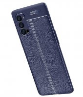Oppo Reno 4 Pro 4G Kılıf Niss Antişok Korumalı Deri Silikon Kapak - 6