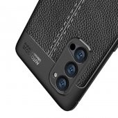 Oppo Reno 4 Pro 4G Kılıf Niss Antişok Korumalı Deri Silikon Kapak - 10
