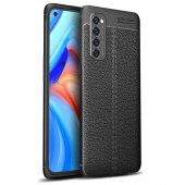 Oppo Reno 4 Pro 4G Kılıf Niss Antişok Korumalı Deri Silikon Kapak - 12