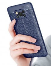 Xiaomi Poco X3 Kılıf Niss Antişok Korumalı Deri Silikon Kapak - 6