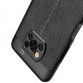 Xiaomi Poco X3 Kılıf Niss Antişok Korumalı Deri Silikon Kapak - 8