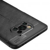 Xiaomi Poco X3 Kılıf Niss Antişok Korumalı Deri Silikon Kapak - 9