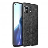 Xiaomi Mi 11 Kılıf Niss Antişok Korumalı Deri Silikon Kapak - 10