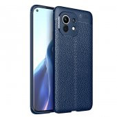 Xiaomi Mi 11 Kılıf Niss Antişok Korumalı Deri Silikon Kapak - 11