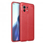 Xiaomi Mi 11 Kılıf Niss Antişok Korumalı Deri Silikon Kapak - 12