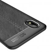 Samsung Galaxy A01 Core Kılıf Niss Antişok Korumalı Deri Silikon Kapak - 9