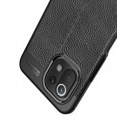 Xiaomi Mi 11 Lite Kılıf Niss Antişok Korumalı Deri Silikon Kapak - 9